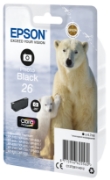Picture of Epson Polar bear Singlepack Photo Black 26 Claria Premium Ink