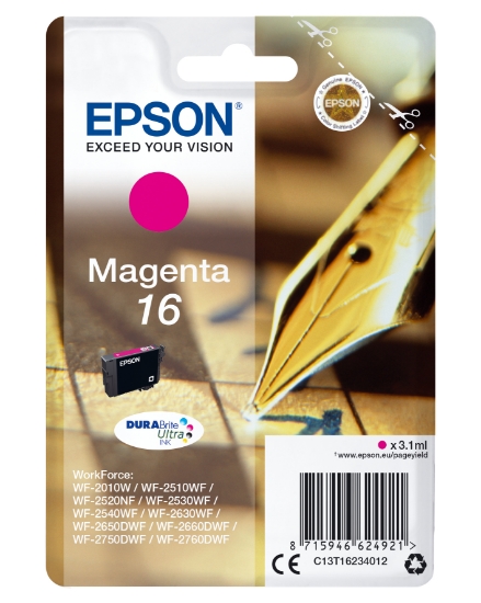 Picture of Epson Pen and crossword Singlepack Magenta 16 DURABrite Ultra Ink