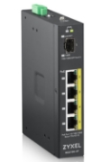 Picture of Zyxel RGS100-5P Unmanaged L2 Gigabit Ethernet (10/100/1000) Power over Ethernet (PoE) Black
