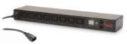 Picture of APC NetShelter Switched Rack PDU, 1U, 1PH, 2.3kW 230V 10A or 2.5kW 208V 12A, 8 C13 outlets, C14 cord
