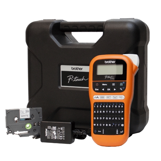Picture of Brother PTE110VPYP1 label printer 180 x 180 DPI 20 mm/sec TZe QWERTY