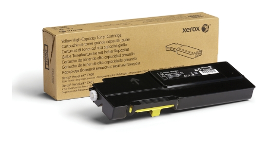 Picture of Xerox Genuine ® VersaLink® C400 Color Printer​/​C405 Color Multifunction Printer Yellow High capacity Toner Cartridge (4800 Pages) - 106R03517