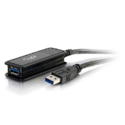 Picture of C2G 5m USB 3.0 USB-A Male to USB-A Female Active Extension Cable - USB Extension Cable