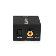 Picture of StarTech.com SPDIF Digital Coaxial or Toslink Optical to Stereo RCA Audio Converter