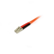 Picture of StarTech.com 2m Fiber Optic Cable - Multimode Duplex 50/125 - LSZH Fiber Jumper Cord - LC/SC