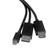 Picture of StarTech.com HDMI, DisplayPort or Mini DisplayPort to HDMI Converter Cable - 2 m (6 ft.)