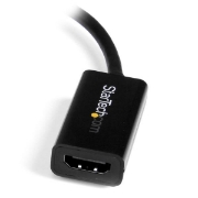 Picture of StarTech.com Mini DisplayPort to HDMI Adapter - Active mDP to HDMI Video Converter - 4K 30Hz - Mini DP or Thunderbolt 1/2 Mac/PC to HDMI Monitor/TV/Display - mDP 1.2 to HDMI Adapter Dongle