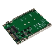 Picture of StarTech.com M.2 SATA SSD to 2.5in SATA Adapter - M.2 NGFF to SATA Converter - 7mm - Open-Frame Bracket - M2 Hard Drive Adapter
