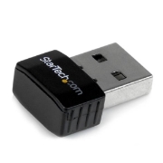 Picture of StarTech.com USB 2.0 300 Mbps Mini Wireless-N Network Adapter - 802.11n 2T2R WiFi Adapter