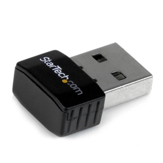 Picture of StarTech.com USB 2.0 300 Mbps Mini Wireless-N Network Adapter - 802.11n 2T2R WiFi Adapter