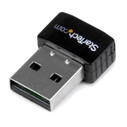 Picture of StarTech.com USB 2.0 300 Mbps Mini Wireless-N Network Adapter - 802.11n 2T2R WiFi Adapter