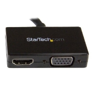 Picture of StarTech.com Travel A/V Adapter: 2-in-1 DisplayPort to HDMI or VGA