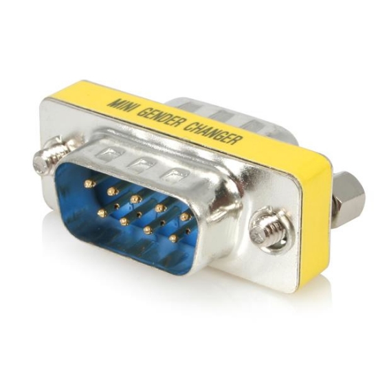 Picture of StarTech.com Slimline Serial DB9 Gender Changer - M/M