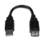 Picture of StarTech.com 6in USB 2.0 Extension Adapter Cable A to A - M/F