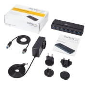 Picture of StarTech.com 7-Port USB 3.0 Hub - Desktop~7-Port USB 3.0 Hub (5Gbps) - Desktop