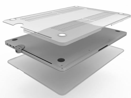Picture of Compulocks MBPRTB15BUN-SM laptop case 38.1 cm (15") Sleeve case Translucent