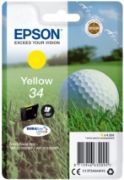 Picture of Epson Golf ball Singlepack Yellow 34 DURABrite Ultra Ink