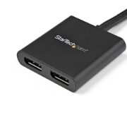 Picture of StarTech.com 2-Port Multi Monitor Adapter - Mini DisplayPort to 2x DisplayPort MST Hub - Dual 4K 30Hz - Video Splitter for Extended Desktop Mode on Windows PCs Only - mDP 1.2 to 2x DP