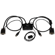Picture of StarTech.com 2 Port USB VGA Cable KVM Switch - USB Powered with Remote Switch