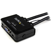 Picture of StarTech.com 2 Port USB VGA Cable KVM Switch - USB Powered with Remote Switch