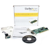 Picture of StarTech.com 2 Port PCI Low Profile RS232 Serial Adapter Card with 16550 UART