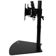 Picture of StarTech.com Dual-Monitor Stand - Horizontal - Black