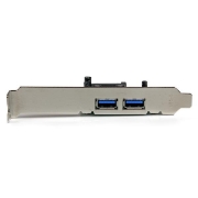 Picture of StarTech.com 2 Port PCI Express (PCIe) SuperSpeed USB 3.0 Card Adapter with UASP - SATA Power