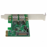 Picture of StarTech.com 2 Port PCI Express (PCIe) SuperSpeed USB 3.0 Card Adapter with UASP - SATA Power