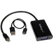 Picture of StarTech.com Mini DisplayPort to VGA Adapter with Audio