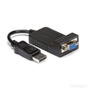 Picture of StarTech.com DisplayPort to VGA Adapter - Active DP to VGA Converter - 1080p Video - Durable - DP/DP++ Source to VGA Monitor Cable Adapter Dongle - DP 1.2 to VGA - Latching DP Connector
