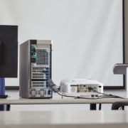 Picture of StarTech.com DisplayPort to VGA Adapter - Active DP to VGA Converter - 1080p Video - Durable - DP/DP++ Source to VGA Monitor Cable Adapter Dongle - DP 1.2 to VGA - Latching DP Connector