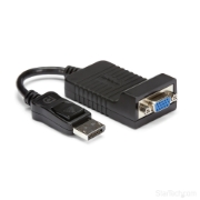 Picture of StarTech.com DisplayPort to VGA Adapter - Active DP to VGA Converter - 1080p Video - Durable - DP/DP++ Source to VGA Monitor Cable Adapter Dongle - DP 1.2 to VGA - Latching DP Connector