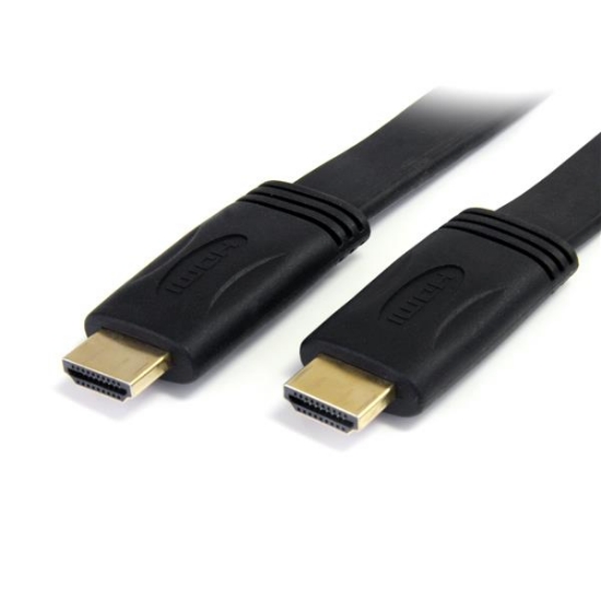 Picture of StarTech.com 5m Flat High Speed HDMI® Cable with Ethernet - Ultra HD 4k x 2k HDMI Cable - HDMI to HDMI M/M