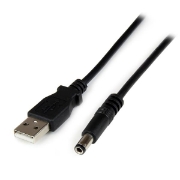 Picture of StarTech.com USB to 5.5mm Power Cable - Type N Barrel - 1m