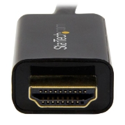 Picture of StarTech.com 15ft (5m) Mini DisplayPort to HDMI Cable - 4K 30Hz Video - mDP to HDMI Adapter Cable - Mini DP or Thunderbolt 1/2 Mac/PC to HDMI Monitor/Display - mDP to HDMI Converter Cord