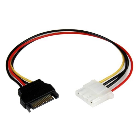 Picture of StarTech.com 12in SATA to LP4 Power Cable Adapter - F/M
