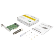 Picture of StarTech.com 3-Port M.2 SSD (NGFF) Adapter Card - 1 x PCIe (NVMe) M.2, 2 x SATA III M.2 - PCIe 3.0