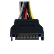 Picture of StarTech.com 6in SATA Power Y Splitter Cable Adapter - M/F