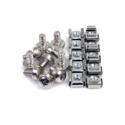 Picture of StarTech.com 100 Pkg M6 Mounting Screws and Cage Nuts for Server Rack Cabinet
