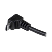 Picture of StarTech.com 2m Micro USB Cable - A to Down Angle Micro B