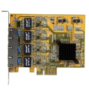 Picture of StarTech.com 4-Port PCIe Gigabit Network Adapter Card
