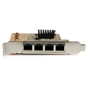Picture of StarTech.com 4-Port PCIe Gigabit Network Adapter Card