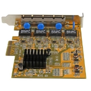Picture of StarTech.com 4-Port PCIe Gigabit Network Adapter Card