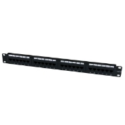 Picture of StarTech.com 24 Port 1U Rackmount Cat 6 110 Patch Panel