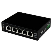 Picture of StarTech.com 5 Port Unmanaged Industrial Gigabit Ethernet Switch - DIN Rail / Wall-Mountable