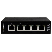 Picture of StarTech.com 5 Port Unmanaged Industrial Gigabit Ethernet Switch - DIN Rail / Wall-Mountable