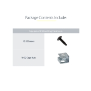Picture of StarTech.com 2U Server Rack Depth Extender Adapter Kit with 4” Adjustment