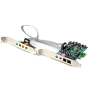 Picture of StarTech.com 7.1 Channel Sound Card - PCI Express, 24-bit, 192KHz