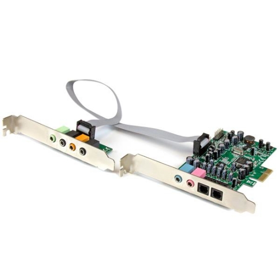 Picture of StarTech.com 7.1 Channel Sound Card - PCI Express, 24-bit, 192KHz