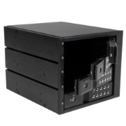 Picture of StarTech.com 4 Bay Aluminum Trayless Hot Swap Mobile Rack Backplane for 3.5in SAS II/SATA III - 6 Gbps HDD